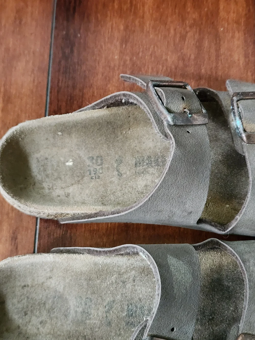 Birkenstock Arizona Kids Mocha Brown Birko-Flor Sandals Size 30 US Kids 12 Regul